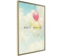 Affiche Murale Encadrée Inner Child 21 x 30 cm Or