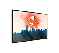 Poster et affiche - Inscription Above the City - 45x30 Artgeist (24396) NOIR