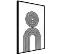 Affiche Murale Encadrée "Internal Balance" 30 x 42 cm Noir NOIR G