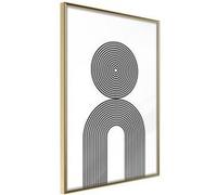 Affiche Murale Encadrée "Internal Balance" 40 x 60 cm Or G