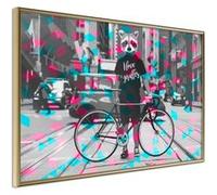 Affiche Murale Encadrée "Interspecies Love" 90 x 60 cm Or Multicolore G