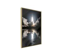 Affiche Murale Encadrée "Into the Unknown" 30 x 42 cm Or