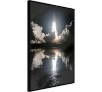 Affiche Murale Encadrée "Into the Unknown" 40 x 60 cm Noir Multicolore G