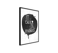 Poster et affiche - It Doesn't Get Easier - 30x45 Artgeist (24642) NOIR