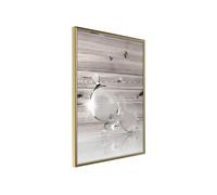 Affiche Murale Encadrée "Joined Bubbles" 40 x 60 cm Or