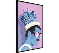 Affiche Murale Encadrée "King of Music" 40 x 60 cm Noir Multicolore G