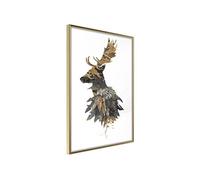 Affiche Murale Encadrée King of the Forest 21 x 30 cm Or