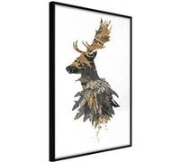 Affiche Murale Encadrée King of the Forest 30 x 42 cm Noir NOIR