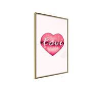 Image encadrée Artgeist Poster et affiche - Kiss of Love - 20x30 (24914)