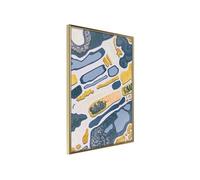 Affiche Murale Encadrée Lake District 21 x 30 cm Or