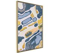 Affiche Murale Encadrée Lake District 30 x 42 cm Or