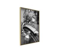 Affiche Murale Encadrée "Lamp and Dynamo" 21 x 30 cm Or