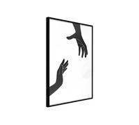 Affiche Murale Encadrée Language of Gestures II 21 x 30 cm Noir NOIR