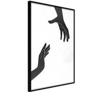 Affiche Murale Encadrée "Language of Gestures II" 21 x 30 cm Noir NOIR G