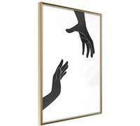 Affiche Murale Encadrée Language of Gestures II 30 x 42 cm Or