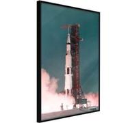 Affiche Murale Encadrée "Launch into the Unknown" 21 x 30 cm Noir Multicolore G