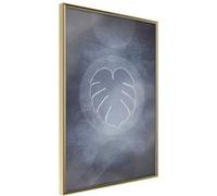 Affiche Murale Encadrée "Leaf in the Center" 30 x 42 cm Or Multicolore G