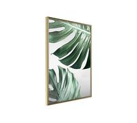 Affiche Murale Encadrée Leaves Like Swiss Cheese 21 x 30 cm Or