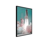 Affiche Murale Encadrée Leaving the Earth 30 x 42 cm Noir NOIR