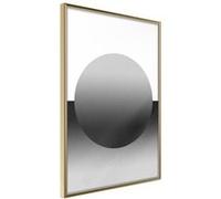 Affiche Murale Encadrée Levitating Sphere 21 x 30 cm Or