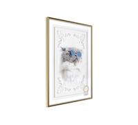 Affiche Murale Encadrée Like a Boss 21 x 30 cm Or