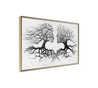 Affiche Murale Encadrée "Like the Old Trees" 30 x 20 cm Or