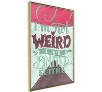 Affiche Murale Encadrée Limited Edition 21 x 30 cm Or
