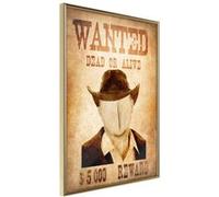 Image encadrée Artgeist Poster et affiche - Long Time Ago in the Wild West - 20x30 (25940)