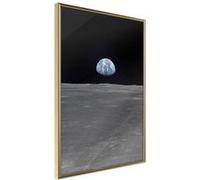 Affiche Murale Encadrée "Longing" 21 x 30 cm Or