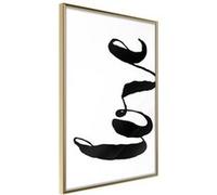 Affiche Murale Encadrée "Love Sideways" 30 x 42 cm Or G