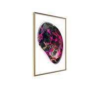 Affiche Murale Encadrée Lucky Stone 21 x 30 cm Or