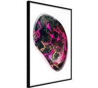 Affiche Murale Encadrée Lucky Stone 30 x 42 cm Noir NOIR