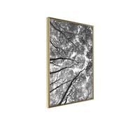 Affiche Murale Encadrée "Lying on the Grass" 30 x 42 cm Or