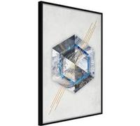 Affiche Murale Encadrée "Marble Composition II" 30 x 42 cm Noir NOIR G