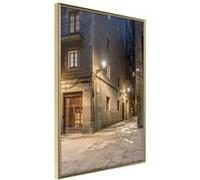 Affiche Murale Encadrée Meeting at the Corner 21 x 30 cm Or