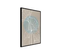 Affiche Murale Encadrée "Miraculous Plant" 30 x 42 cm Noir