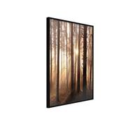 Affiche Murale Encadrée "Morning in the Forest" 21 x 30 cm Noir NOIR G