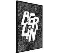 Affiche Murale Encadrée "Negative Berlin" 21 x 30 cm Noir NOIR G