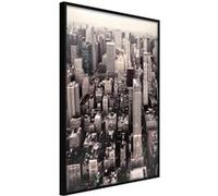 Poster et affiche - New York from a Bird's Eye View - 20x30 Artgeist (27744) NOIR