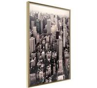 Poster et affiche - New York from a Bird's Eye View - 20x30 Artgeist (27746)