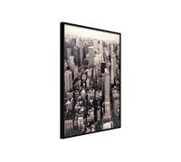 Poster et affiche - New York from a Bird's Eye View - 30x45 Artgeist (27750) NOIR