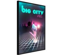 Affiche Murale Encadrée "Night Fever" 30 x 42 cm Noir NOIR G