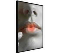 Affiche Murale Encadrée "Ombre Lips" 21 x 30 cm Noir Multicolore G