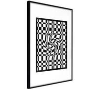 Poster et affiche - Op Art - 30x45 Artgeist (28104) NOIR