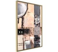 Affiche Murale Encadrée "Organized Mess" 30 x 42 cm Or Multicolore G