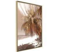 Affiche Murale Encadrée "Paradise in Sepia" 21 x 30 cm Or G