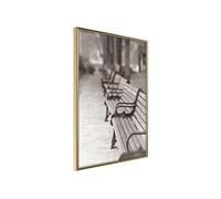 Affiche Murale Encadrée "Park Alley" 21 x 30 cm Or