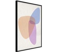 Affiche Murale Encadrée "Pastel Sets II" 30 x 42 cm Noir NOIR G