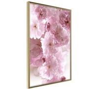 Affiche Murale Encadrée Path Paved with Flowers 21 x 30 cm Or