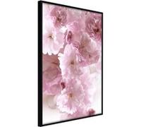 Affiche Murale Encadrée Path Paved with Flowers 30 x 42 cm Noir